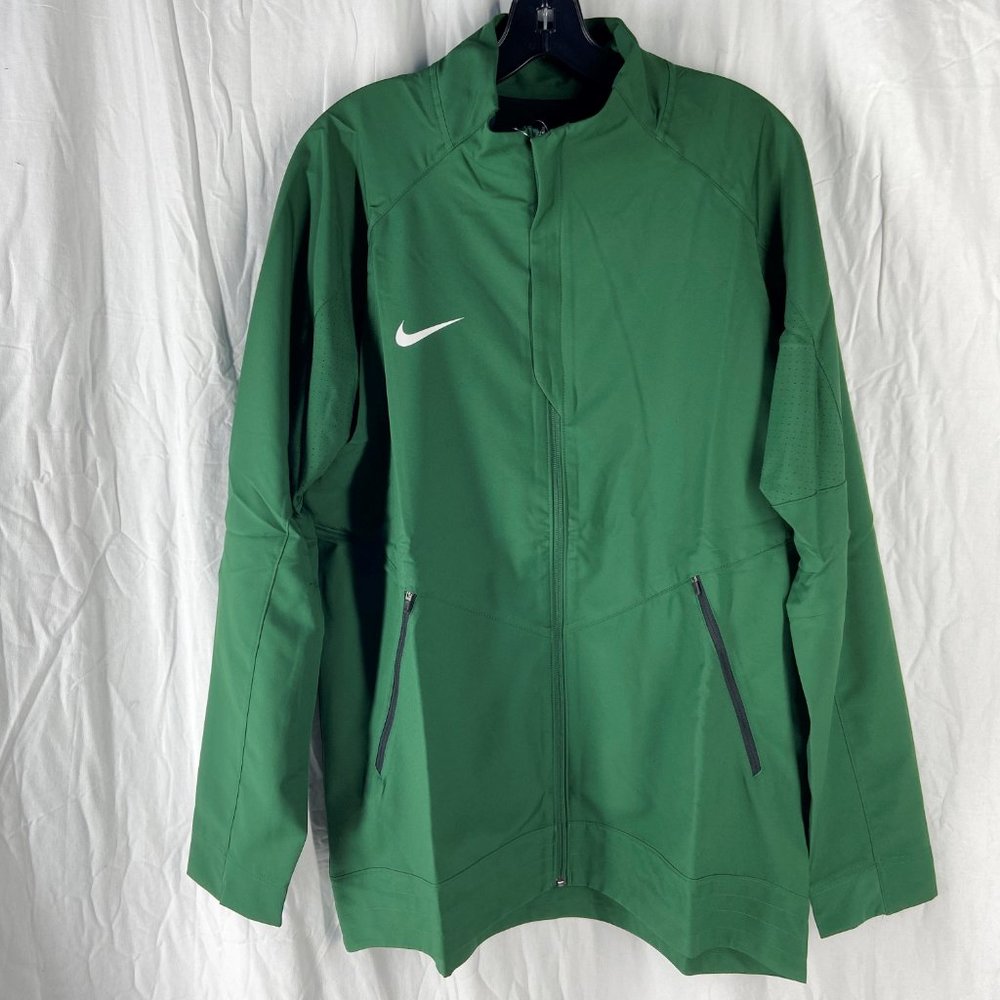 Nike Dri-Fit Green Team Disruption Full Zip Jacket Size 2XL